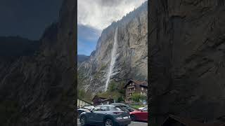 Lauterbrunnen waterfalls amazing waterfall waterval zwitserland beutifull mountains nature [upl. by Vallery]