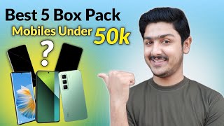 5 Best Box Pack Mobiles Under 50000 in Pakistan  Best 5 Phones Under 50000  December 2024 [upl. by Licht]