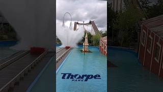 Tidal Wave 🌊 at ThorpeParkOfficial waterride themepark thorpepark tidalwave [upl. by Anayaran]