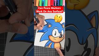 Can Posca Markers Paint On Any Surface 🤔 Review art drawing shorts [upl. by Irmine292]