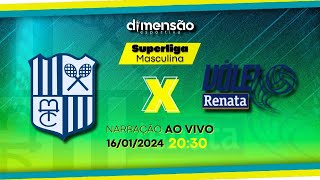 Superliga Masculina 2324 Minas x Campinas NARRAÇÃO AO VIVO  Dimensão Esportiva [upl. by Tica]