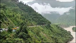 landslides 🏔️ chamoli uttarakhand me hua landslide [upl. by Sirtemed]