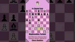 45th FIDE Chess Olympiad Open 2024 🔴 Maghsoodloo Parham vs Le Quang Liem  Budapest Hungary 2024 [upl. by Cohen]