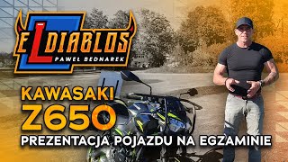 ELDIABLOS  prezentacja pojazdu i przygotowanie do jazdy  Kawasaki Z650  NAUKA JAZDY [upl. by Ginsburg]