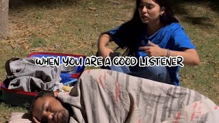 When you are a good listener Ft Funnymaniiiii [upl. by Karrah]