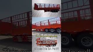 Container Tipping Chassisrolling dumpster trailer [upl. by Riesman]