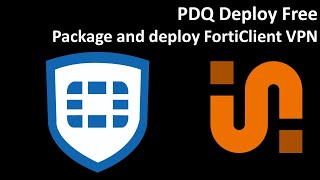 PDQ Deploy Free Package and deploy FortiClient VPN [upl. by Lilith]