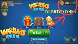 Worms zone game hacked unlimited coins  unlimited snake [upl. by Nadeau]