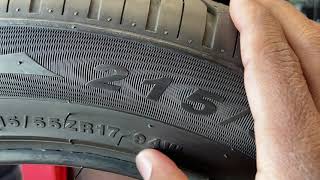 How to Read a Tire Size amp Understanding a Tire Sidewall [upl. by Christyna]