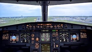 COCKPIT View  Scenic Approach and Firm Landing  SAS A320 OYKAR in Copenhagen Airport [upl. by Koetke]