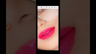 Lip colour editing  smooth editing [upl. by Lynnell]