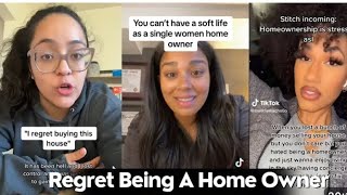 Home Buyers Remorse  Tik Tok Rants on Being House Poor [upl. by Ardeha90]