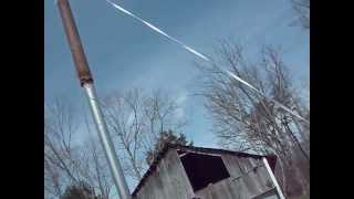 Wind Generator Hy600 Hybrid Instalation Homemade Mount [upl. by Sutelc480]