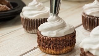 Mini Chocolate Cheesecakes  Easy To Follow Mini Cheesecakes Recipe [upl. by Earlene]