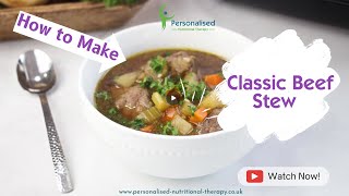 Classic SlowCooked Beef Stew Recipe  Hearty and Comforting Winter Meal [upl. by Newmann646]