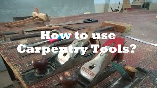 How to use Carpentry Tools  Engineering Practices Types of Carpentry tools  NEC Mech [upl. by Kcirddot]