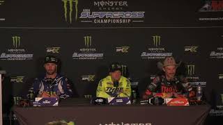 Monster Energy Supercross Press Conference Round 4  Anaheim 2 [upl. by Ribaudo80]