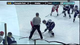 Champlin Park vs Simley Girls High School Hockey [upl. by Agnimod]