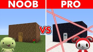 Minecraft NOOB vs PRO SAFEST VAULT BUILD CHALLENGE [upl. by Lud]