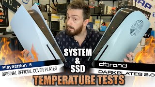 DBrand Darkplates for PS5  Temperature Tests of the Internal System amp SSD Expansion [upl. by Ateiram]