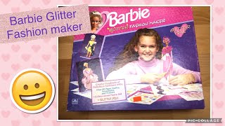 X mas calendar Nr12 Barbie Glitter fashion maker [upl. by Drhacir37]