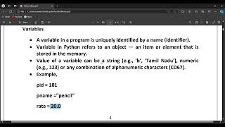 Python Variables Tamil [upl. by Otsuj]