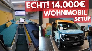 DAS echte 14000 € WOHNMOBIL NAGELNEU MADE IN BERLIN 🔴 Interstar Plugvan Caravan Salon 2024 [upl. by Areic]