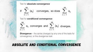 Determine if series is absolutely conditionally convergent or divergent n100n [upl. by Ulita718]