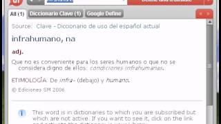 Definición de infrahumano [upl. by Atnuahs]