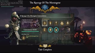 REVENGE OF THE MORNINGSTAR Tall Tale Full Guide All Commendations Sea Of Thieves [upl. by Natiha]