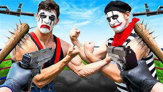 Mime VS Mime Extreme Pain Gauntlet FIRST TO BREAK CHARACTER LOSES [upl. by Seaton375]