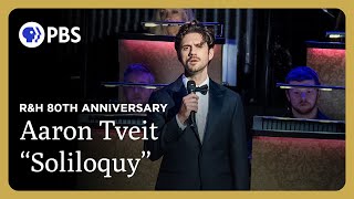 Aaron Tveit preforms quotSoliloquyquot from quotCarouselquot  RampHs 80th Anniversary  GP on PBS [upl. by Pelmas]