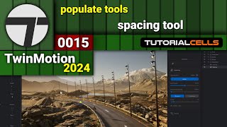 0015 populate tool place tool spacing tool in twinmotion 2024 [upl. by Nykal]