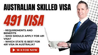 Skilled Work Regional 491 Visa  Who Should Apply for 491 visa  Visa 491 requirements and benefits [upl. by Bannon452]