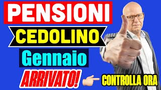 🔴 PENSIONI GENNAIO 👉 CEDOLINO ARRIVATO CON AUMENTI CONTROLLA ORA SUL SITO INPS 💻💰 [upl. by Tati186]