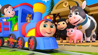 Train Song  Choo Choo Train for Children  MORE Lalafun Nursery Rhymes amp Kids Songs [upl. by Lapointe585]