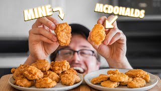 Making McDonalds Chicken McNuggets At Home  But Better [upl. by Kcirded712]