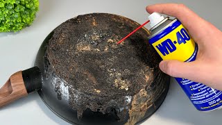 Apply this to an Old Burnt Pan and be Amazed at the Results Simple Way that Works [upl. by Erfert]