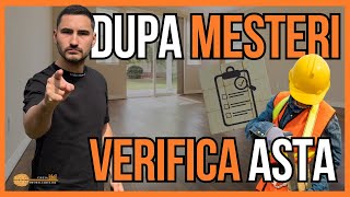 Ce verificam la un apartament finisat dupa mesteri 👷‍♂️🛠️ [upl. by Yenduhc]