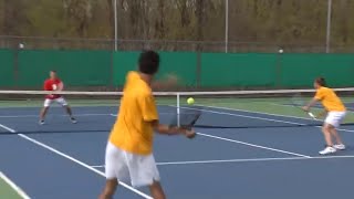 Wayzata Tennis Anthony Pothacamury amp Michael Deal point  Play of the Week [upl. by Nitsrek714]