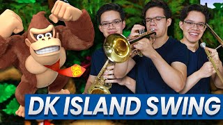 DK Island Swing  Jungle Hijinx from Donkey Kong Country OneMan Jazz Big Band [upl. by Airliah784]