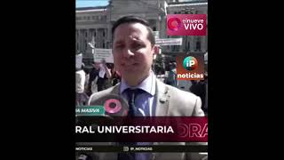 NAHUEL ALTIERI en MARCHA UNIVERSITARIA [upl. by Silma]