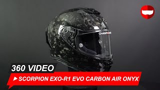 Scorpion EXOR1 Evo Carbon Air Onyx Black  ChampionHelmetscom [upl. by Rodmun788]