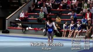 Natalie Vicente  Pre Olympic Youth Cup 2012  Kunstturnen AK 1213 [upl. by Yelraf]