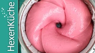 Cremiges Himbeer oder Erdbeer Softeis selber machen DIY  Thermomix TM5  Soft Ice Cream  ENG SUB [upl. by Dannel287]