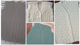 Yeni Yelek modeli yapılışı🌺Çeyizlik Gelin yeleği🌺kolay yelek Beautiful Knitting knitting [upl. by Divadnahtanoj]