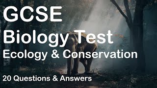 GCSE Biology  Ecology amp Environment  20 Questions amp Answers  test yourself and learn [upl. by Anirual]