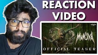 Munjya Teaser Reaction Video  Maddock Films  munjyateaserreactionvideo munjya maddock reaction [upl. by Alemat]