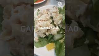 GARDEN SALAD YROPICAL HUT food shortsyoutube [upl. by Ramgad922]