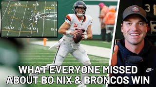 What Everyone MISSED About Bo Nix amp Broncos Win  Week 4 Film Analysis vs Jets [upl. by Eniawtna]